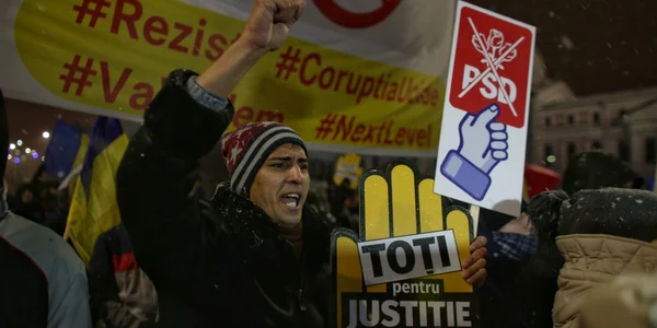 Protest in Bucureşti privind modivicările legilor justiţiei. FOTO Inquam Photos/Octav Ganea