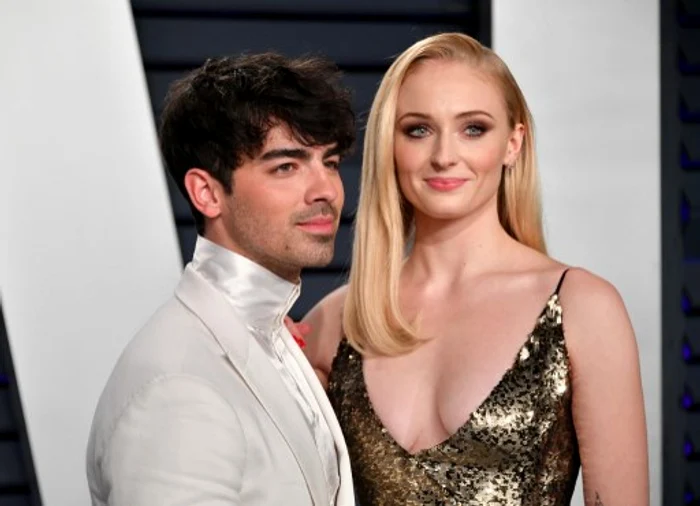 
    Joe Jonas şi Sophie Tuner s-au logodit în octombrie 2018foto: AFP  