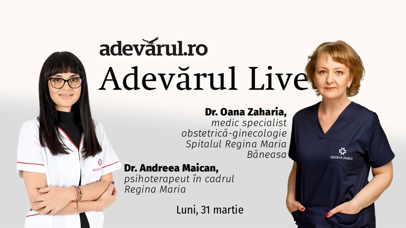 Dr. Oana Zaharia, medic specialist obstetrică-ginecologie Dr. Andreea Maican, psihoterapeut
