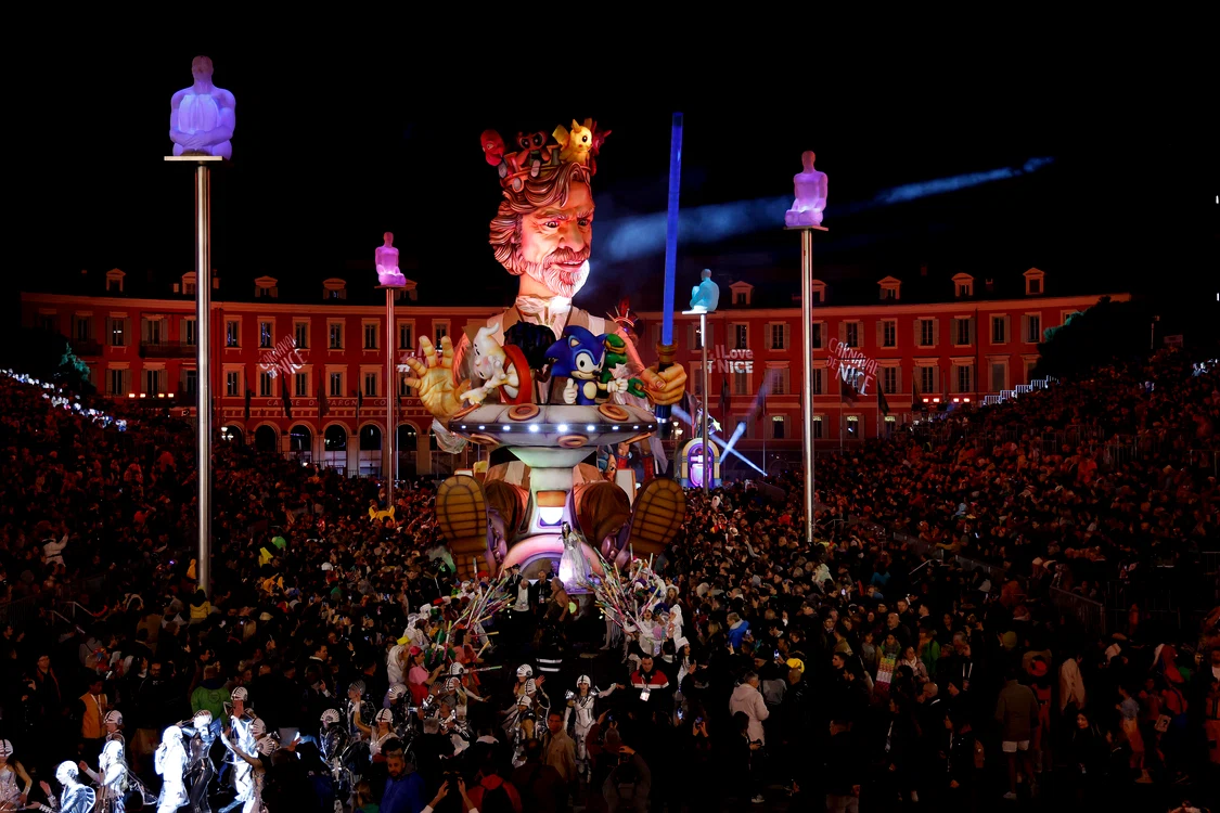 Carul Regelui, Carnavalul de la Nisa februarie 2024