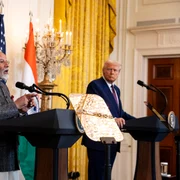 Narendra Modi și Donald Trump Casa Albă FOTO EPA EFE jpg