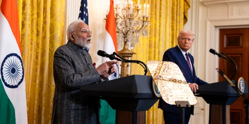 Narendra Modi și Donald Trump Casa Albă FOTO EPA EFE jpg