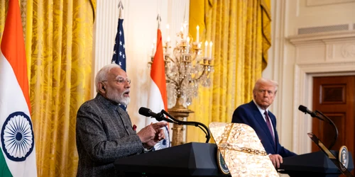 Narendra Modi și Donald Trump Casa Albă FOTO EPA EFE jpg