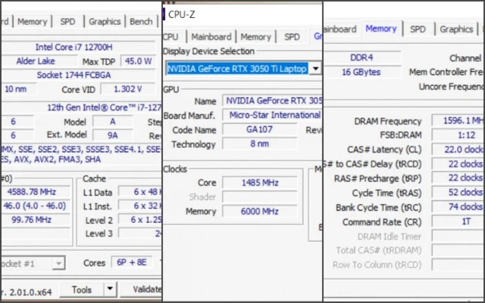 MSI Katana GF66 2022 specs