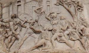 Trajan column scene 151 final battle scene foto philpharlard com jpg