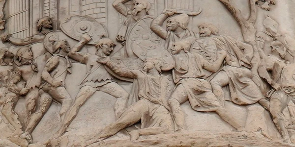 Trajan column scene 151 final battle scene foto philpharlard com jpg