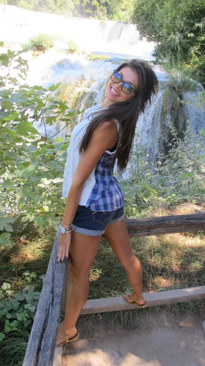 Alina Pușcaș și-a petrecut vacanța în Croația