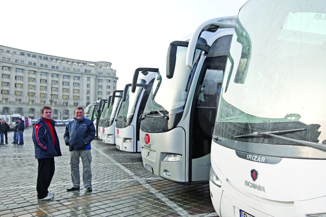„Nu se mai poate aşa. Dacă miercuri nu primim niciun răspuns, ne întâlnim cu toţii, toate organizaţiile patronale din transporturi, inclusiv UNTRR, şi pregătim un protest la nivel naţional, cu 30-40.000 de autovehicule” FOTO: Adevărul