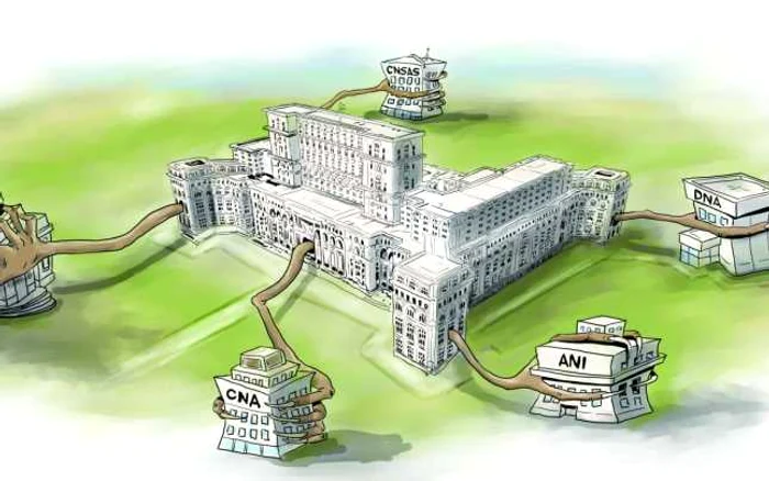 O parte dintre propunerile USL pentru modificarea Constituţiei. Ilustraţie: Vali Ivan