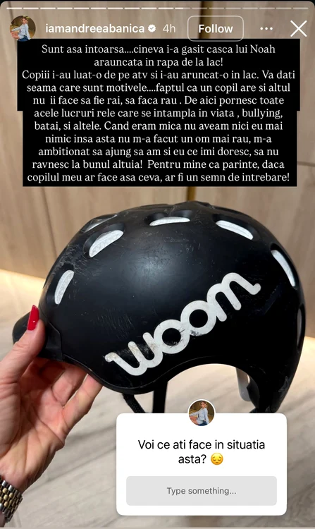 Andreea Bănică, mesaj dur după ce fiul ei a fost ținta bullyingului FOTO: Instagram