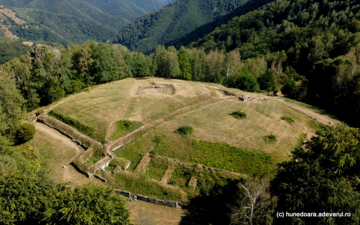 Cetatea dacică Blidaru. Foto: Daniel Guţă. ADEVĂRUL