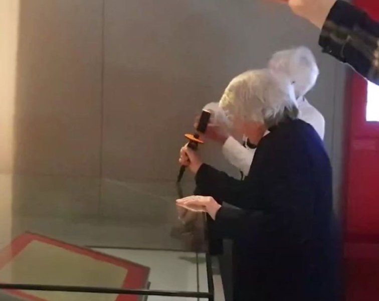 Londra: Două protestatare de peste 80 de ani au încercat să distrugă cu un ciocan vitrina care protejează Magna Carta VIDEO