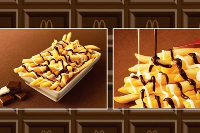 
    Cartofii cu ciocolată se găsesc deocamdată doar în Japoniafoto: Mcdonald's  