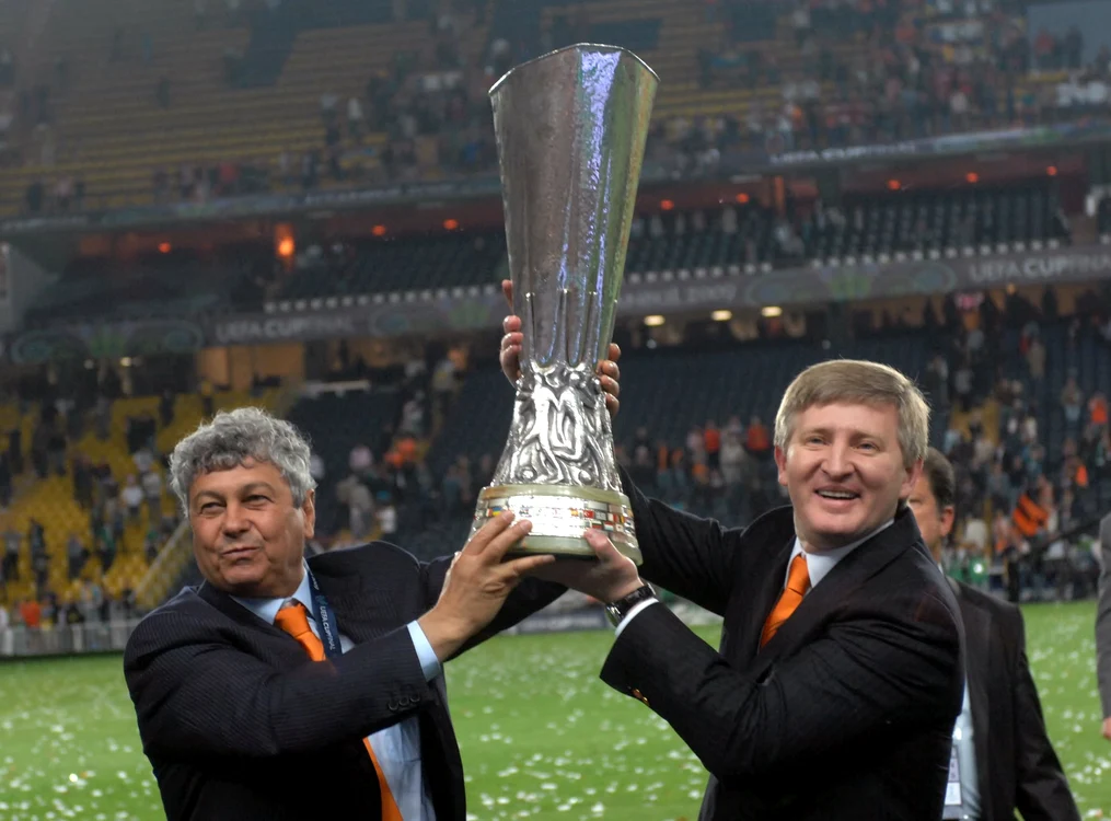 Rinat Ahmetov, alături de legendarul Mircea Lucescu
