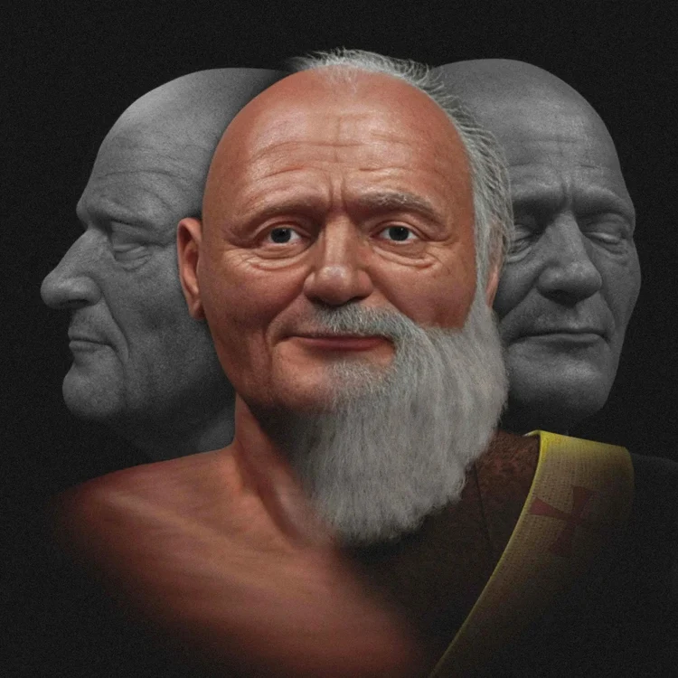 Adevăratul chip al lui Moș Crăciun reconstruit de experți după craniul Sf Nicolae Foto Cicero Moraes