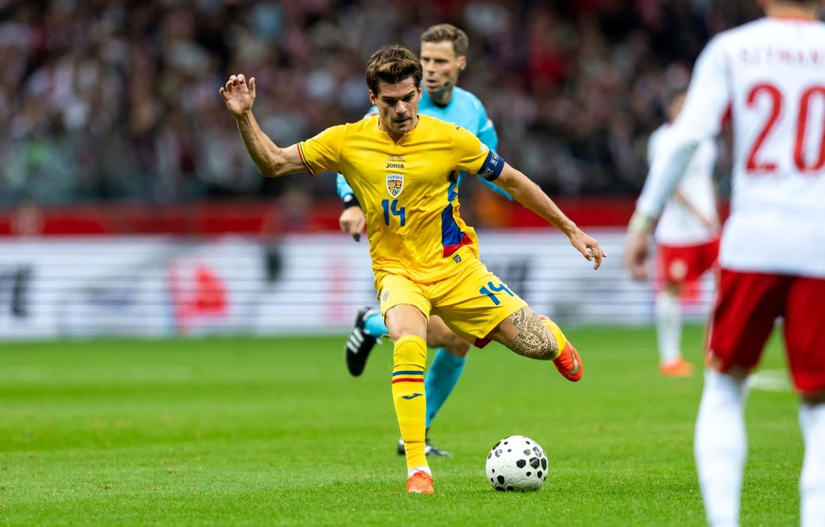 Ianis Hagi a fost căpitan în rușinea cu Polonia