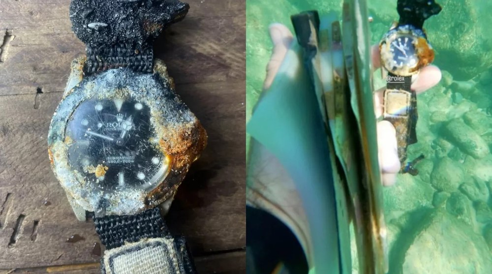 Un ceas Rolex, vechi de zeci de ani și funcțional, găsit în adâncurile Oceanului Pacific. Cât valorează