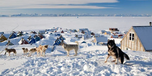 Ittoqqortoormiit, Groenlanda   fiecare locuitor are la dispozitie circa 150 de kilometri patrati de teren jpeg