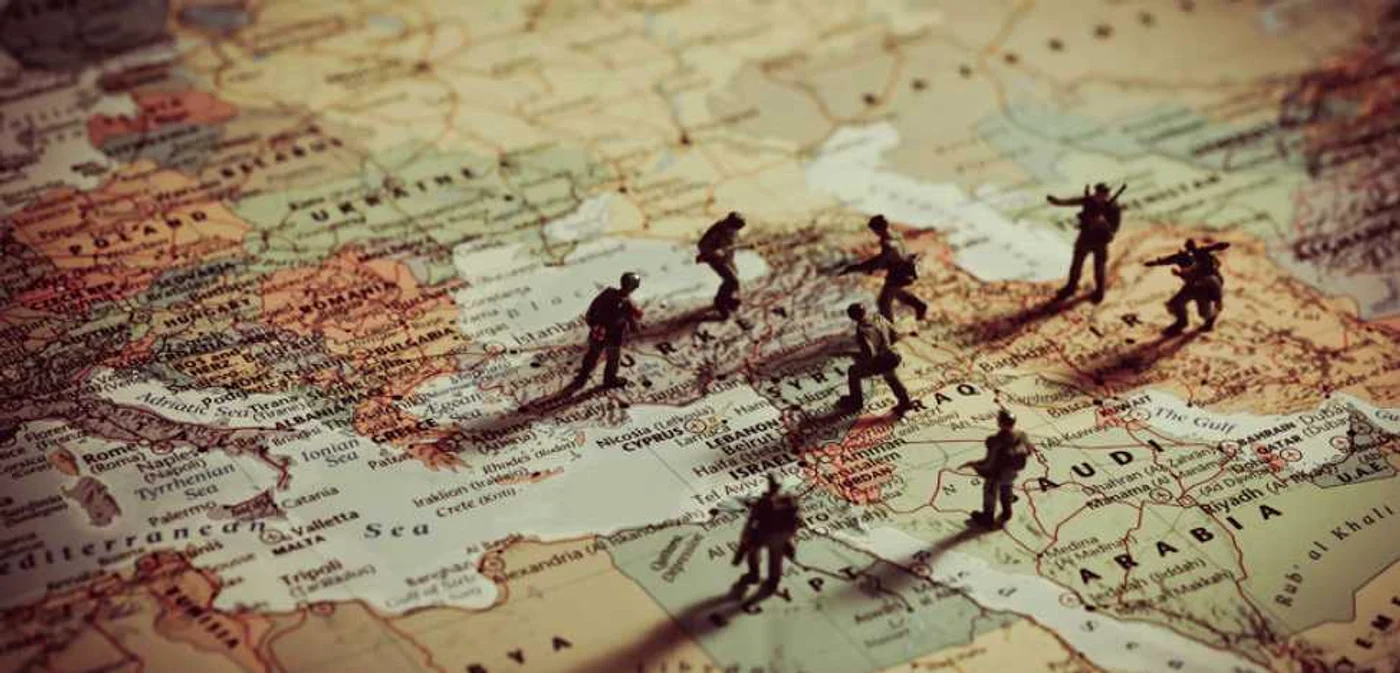 harta iran - arabia saudita - conflict militar orientul mijlociu FOTO  123RF 
