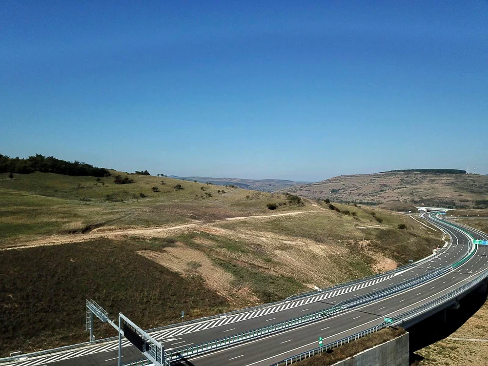 
    Pe Autostrada Transilvania se circulă acum pe aproximativ 106 kmFoto: Ministerul Transporturilor  