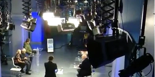 Imagini filmate de regizorul Florin Iepan în momentul în care Realitatea TV s-a scindat