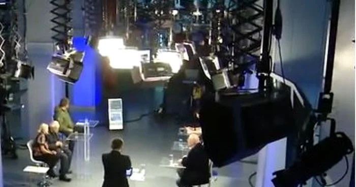 Imagini filmate de regizorul Florin Iepan în momentul în care Realitatea TV s-a scindat
