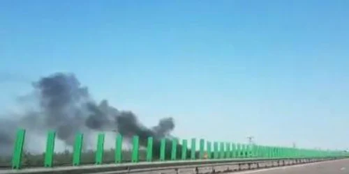 incendiu autostrada