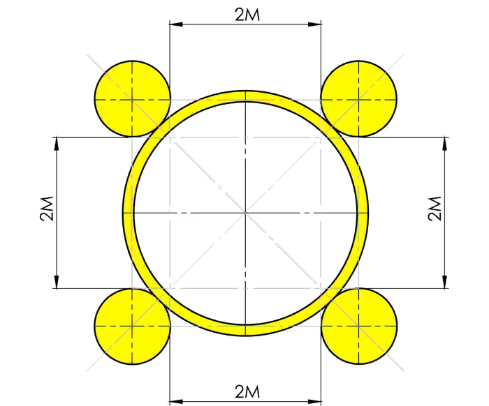 Ața arată schița păturii pentru picnic ce ne va ajuta să respectăm distanțarea socială la iarbă verde 