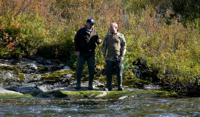 Putin la pescuit FOTO EPA-EFE