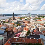 Vistas desde la iglesia de San Pedro, Riga, Letonia, 2012 08 07, DD 12 jfif