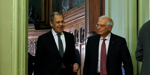 josep borrell serghei lavrov 5 februarie 2021 foto AFP