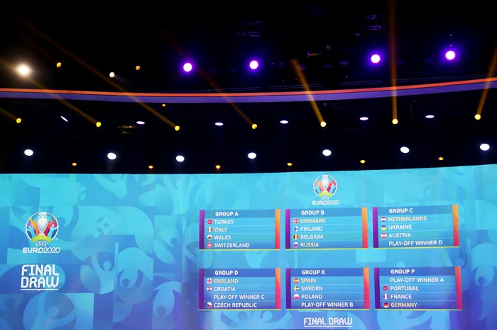 Tragerea la sorți a Euro 2020 s-a desfășurat la BucureștiFoto: Guliver / GettyImages