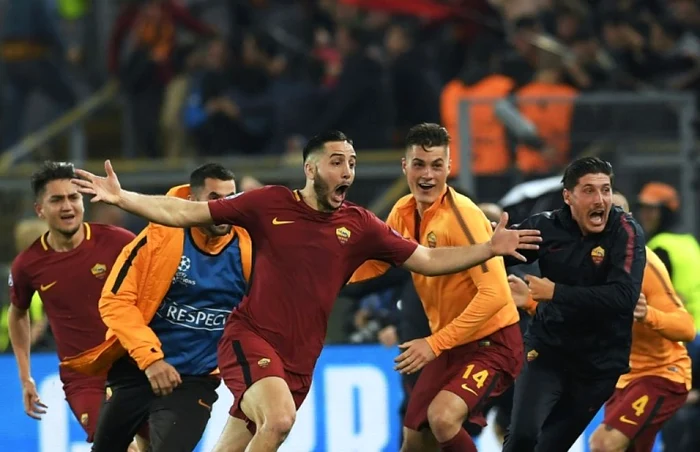 Grecul Manolas a marcat golul calificării pentru AS Roma