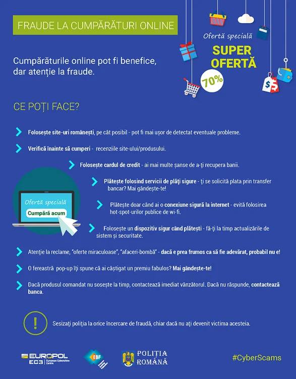 Ce riști dacă faci cumpărături online