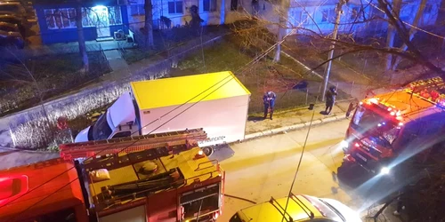 incendiu Galati