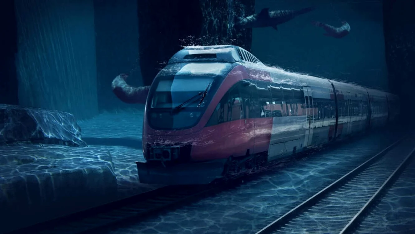 Tren subacvatic FOTO Andrey Yurlov / Shutterstock