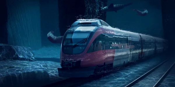 Tren subacvatic FOTO Andrey Yurlov / Shutterstock
