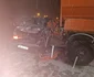 Accident între un microbuz și un utilaj/FOTO: DRDP Craiova