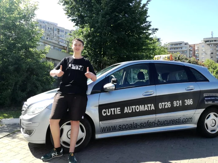 Alex este bucuros că în sfârșit va putea da examen pentru permis
