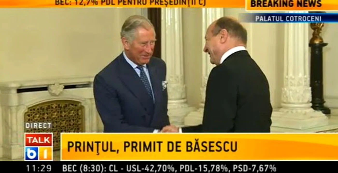 
    Traian Băsescu şi Prinţul Charles  