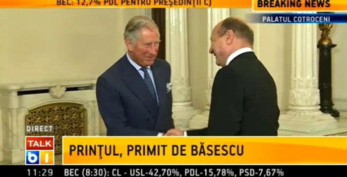 
    Traian Băsescu şi Prinţul Charles  