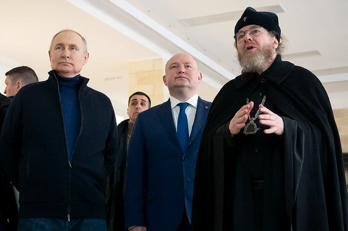 Mitropolitul Tihon Șevkunov este un apropiat al lui Vladimir Putin FOTO PROFIMEDIA