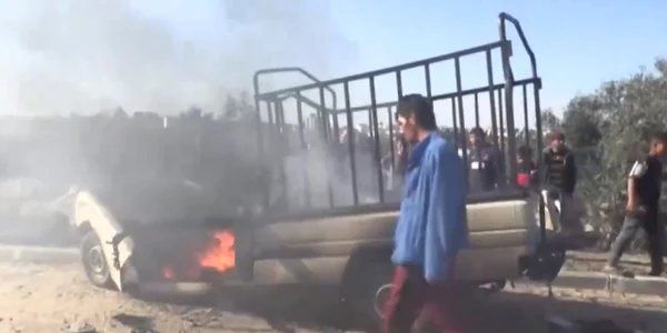 Atac Fasia Gaza 15 martie captura twitter jpg