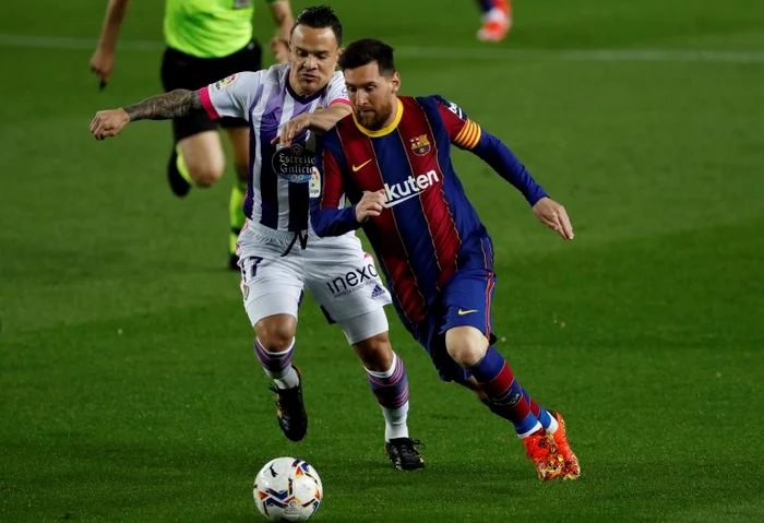 Messi și coechipierii lui de la FC Barcelona vor continua să joace în Liga Campionilor de la anulFOTO: Sportpictures.eu