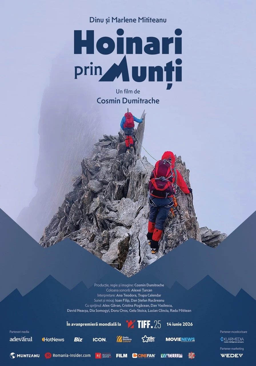 Muntele pe marele ecran: „Hoinari prin Munți”, în avanpremieră mondială la TIFF 2026