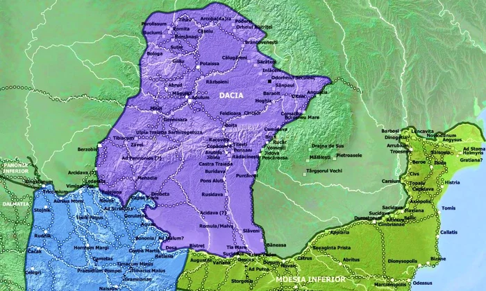 „Micile Rome”   Așezările coloniștilor romani în Dacia jpeg