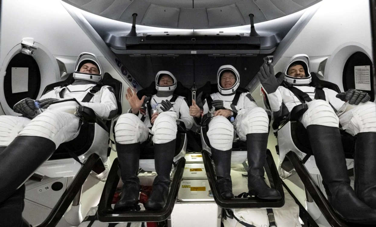 Cei patru astronauți au revenit pe Terra. foto NASA EPA EFE
