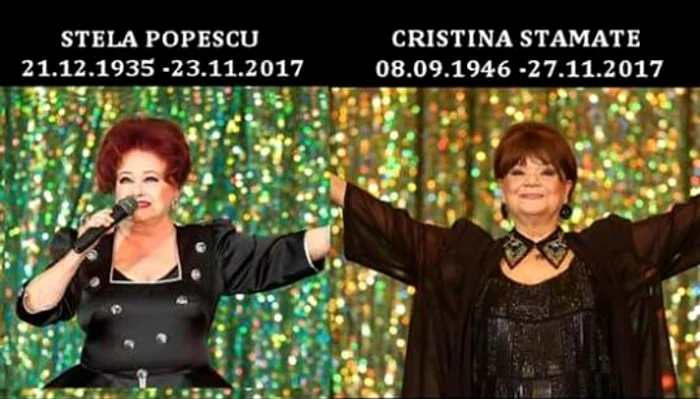 Stela Popescu și Cristina Stamate au murit una după alta FOTO Adevărul