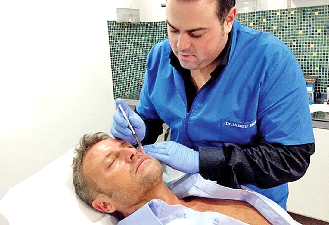 Cătălin  nu se  teme de injecţii