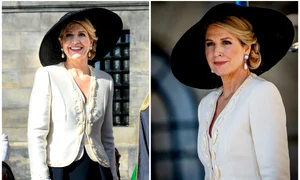 Regina Maxima a Olandei, la primirea sultanului Omanului, Foto Profimedia (1) jpg